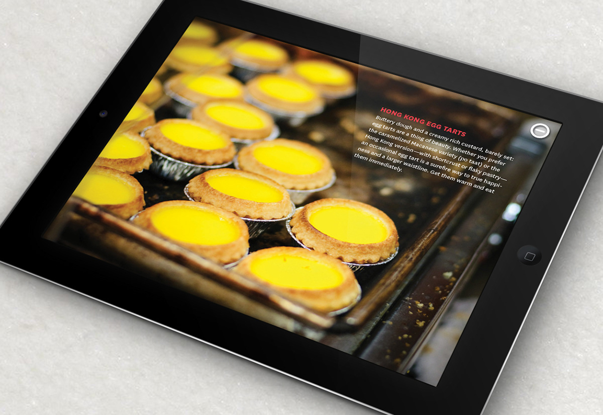 iPad app Food  magazine Street