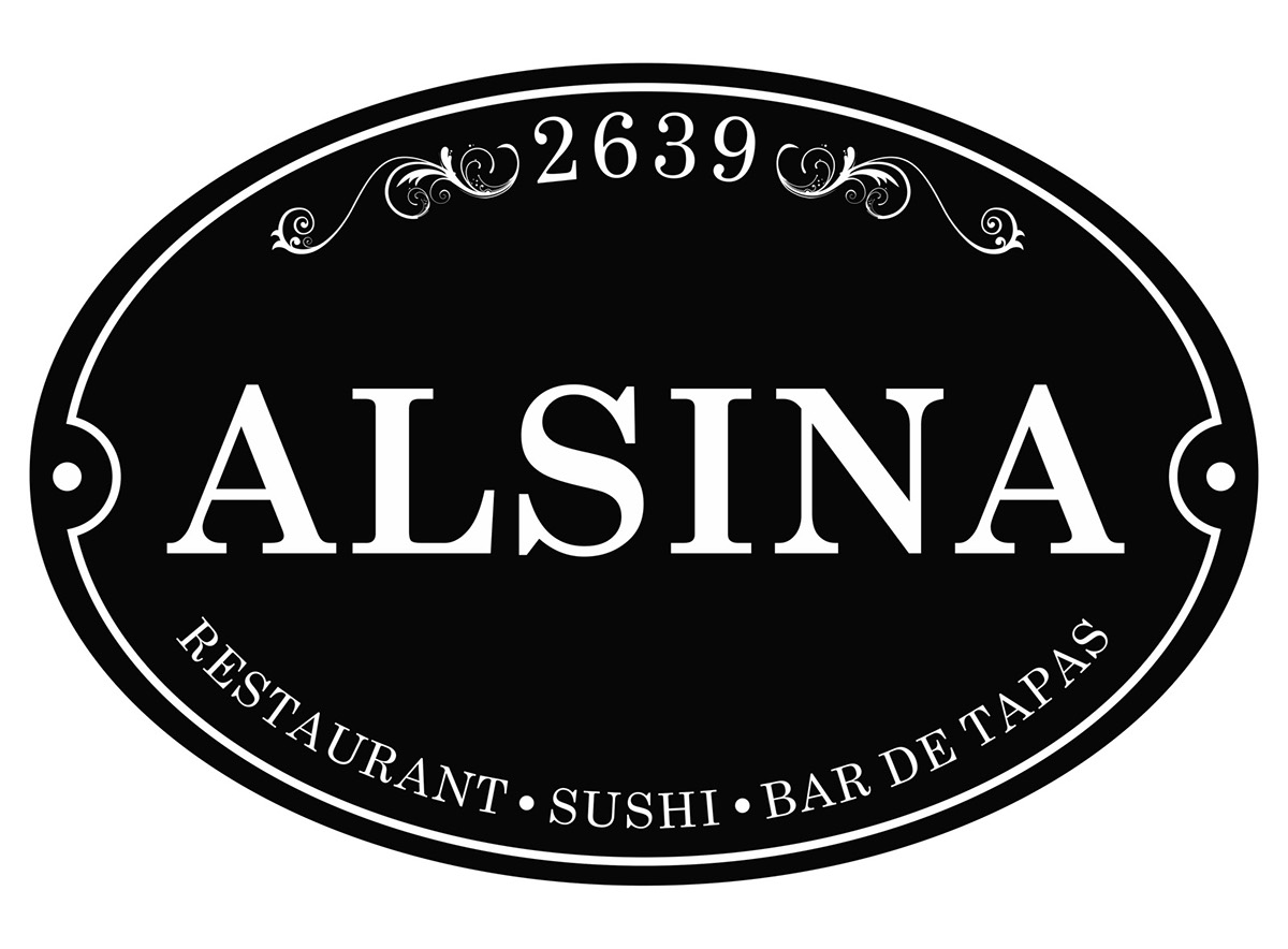 brainbrand ALSINA marca Logotipo del rio tipografia