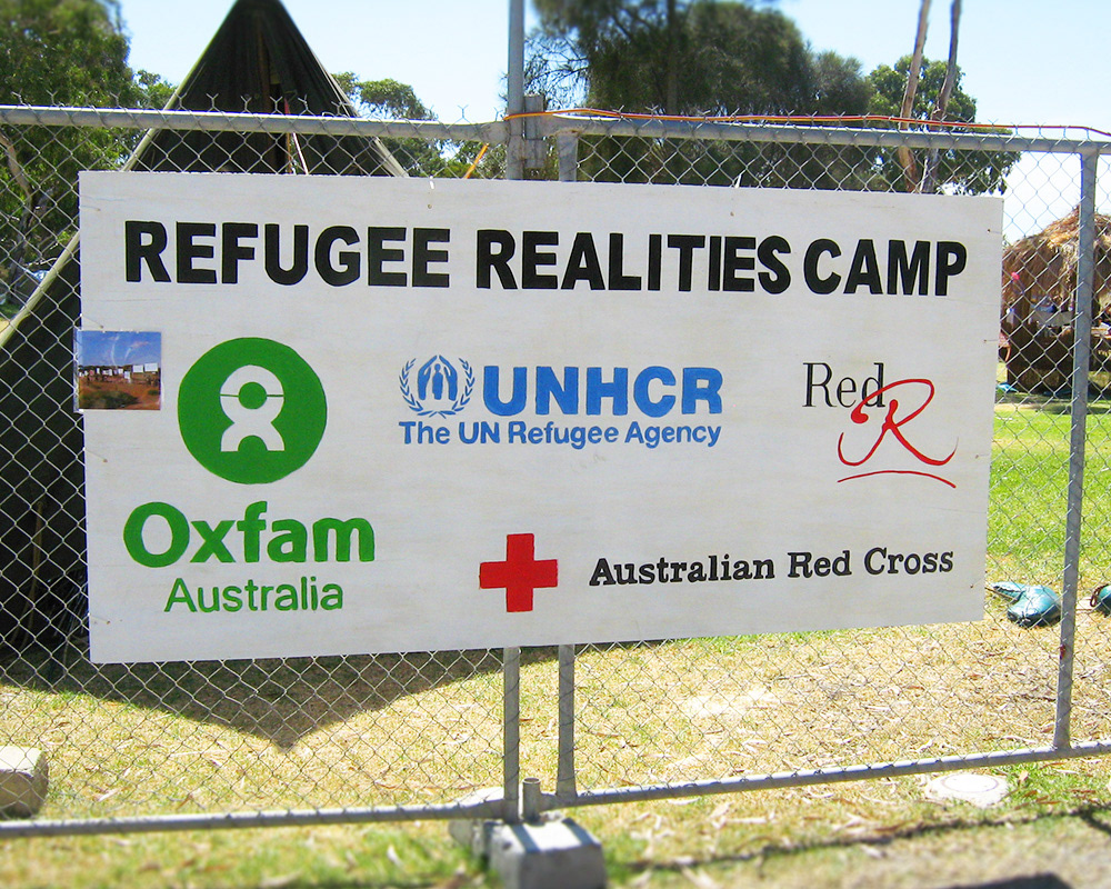 NGO Oxfam Exhibition  Refugees refugee awareness Humanitarian