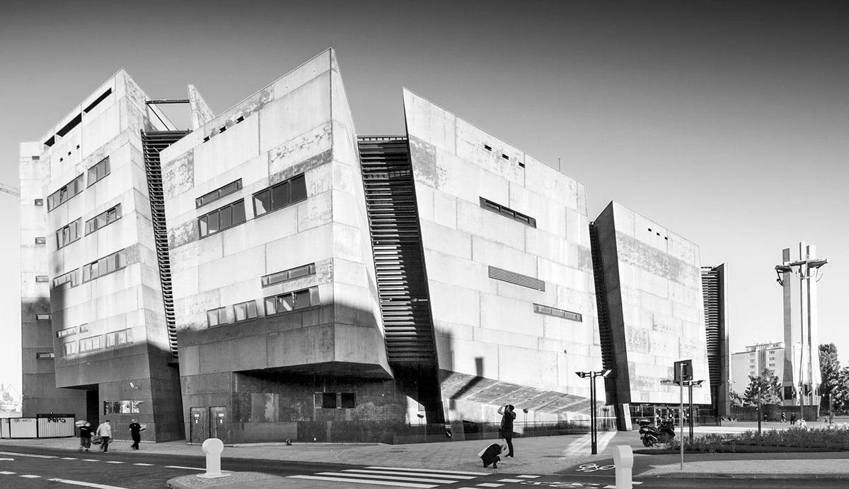 lodz photoshop modern architectural photography architectural black and white photo digital contemporary Photography 