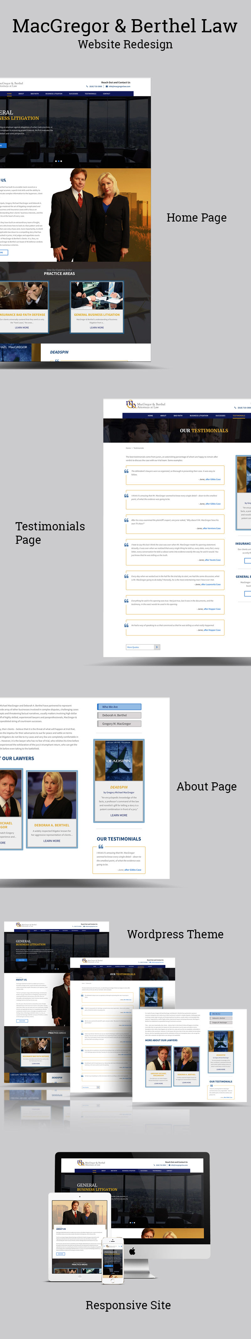 Web Design  web development  wordpress wordpress theme attorney website personal injury website