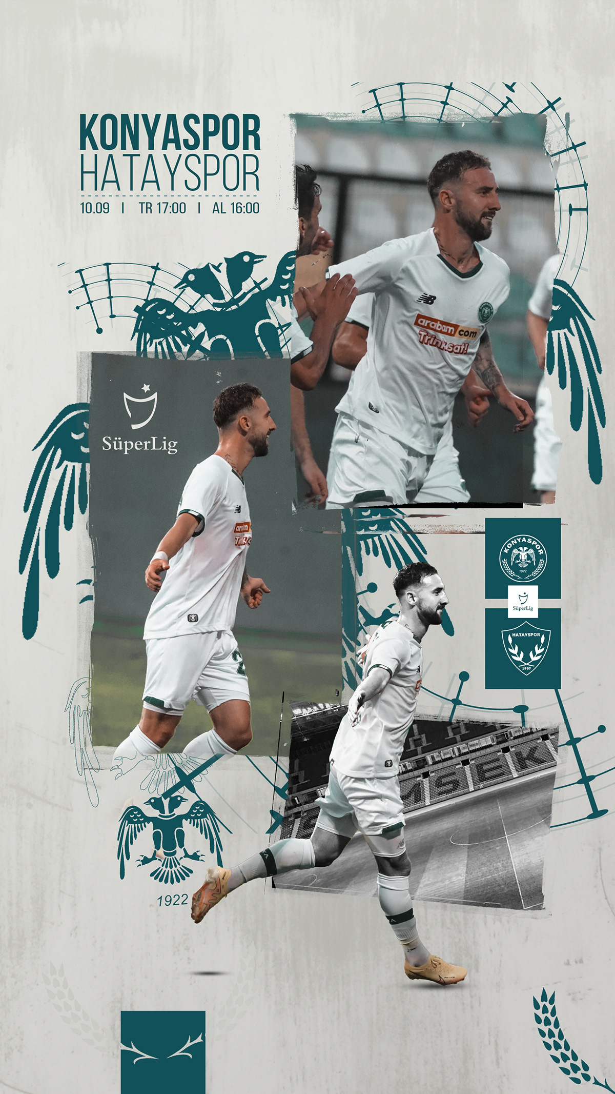 adobe football footballdesign futebol Konyaspor matchday photoshop soccer Sports Design