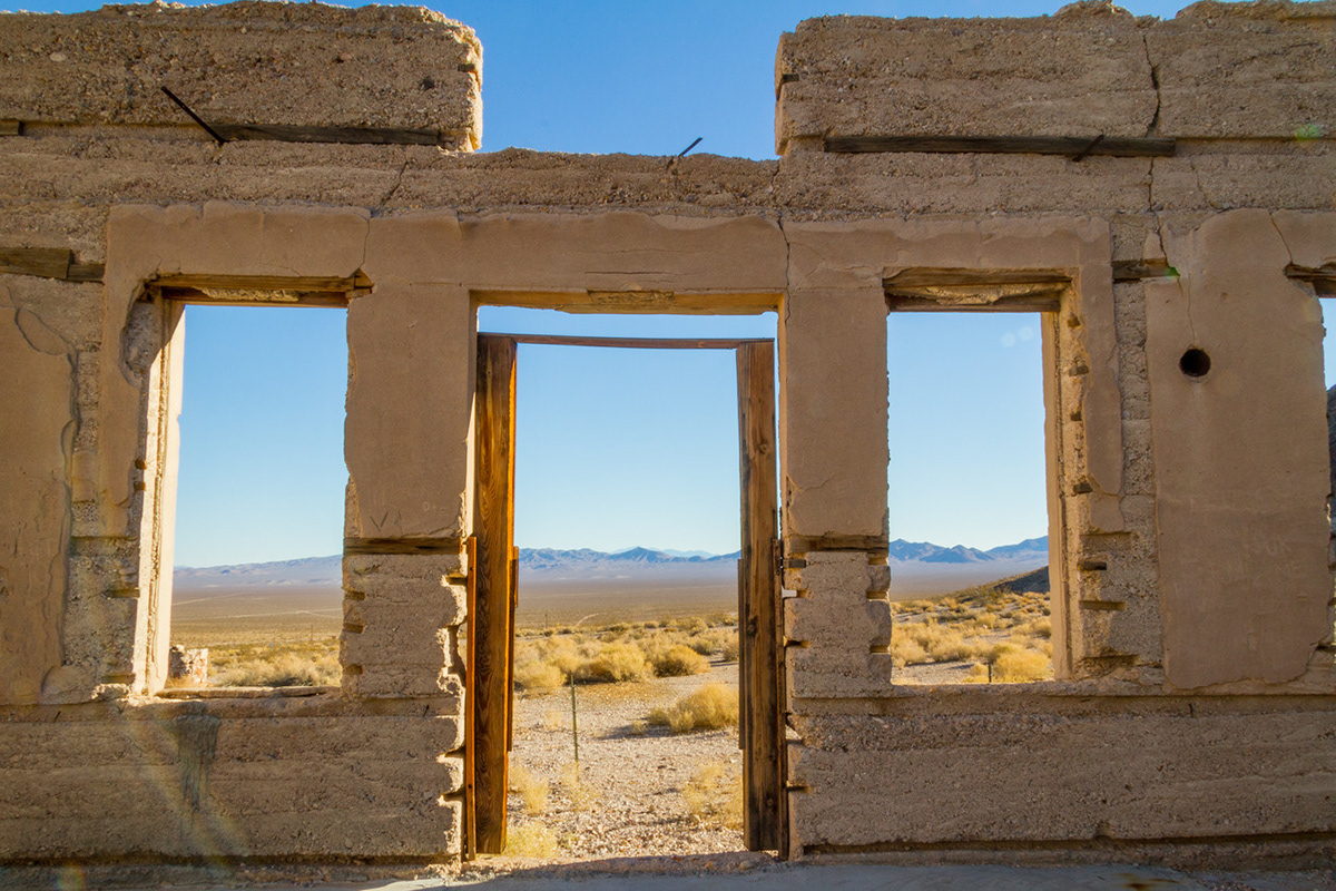 Location Photography ghost town ghost towns nevada rhyolite bullfrog cemetary abandoned desert grave mining town Mining Towns