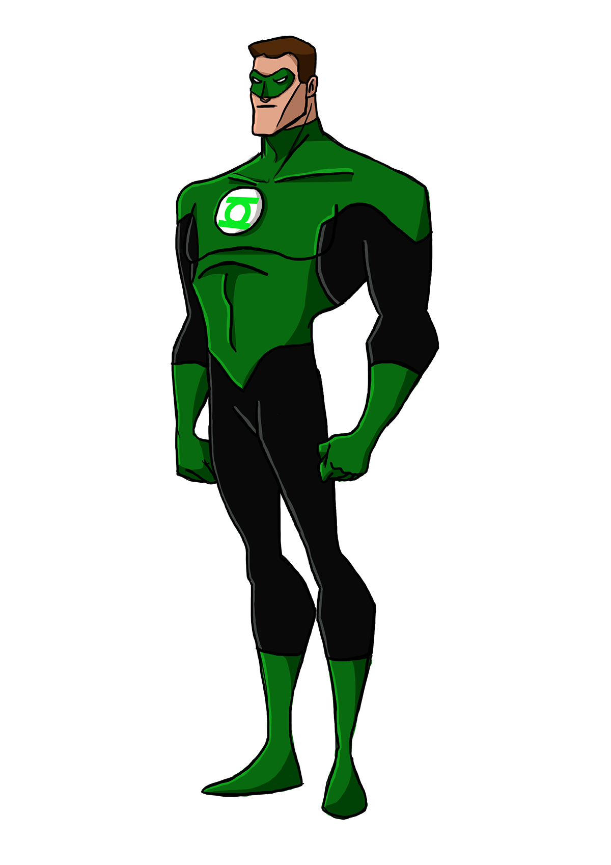 green lantern hal jordan Hero Super Hero art photoshop Character chara design 2D personnages