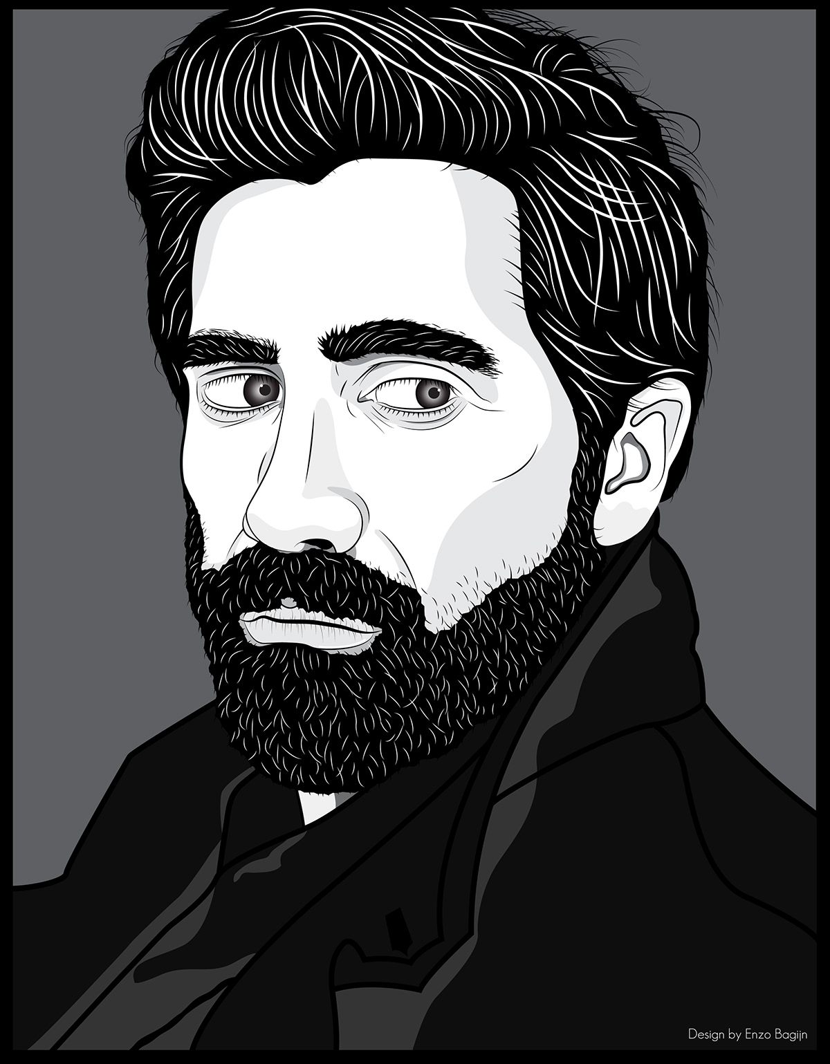 Jake gyllenhaal Jake Gyllenhaal poster black and white