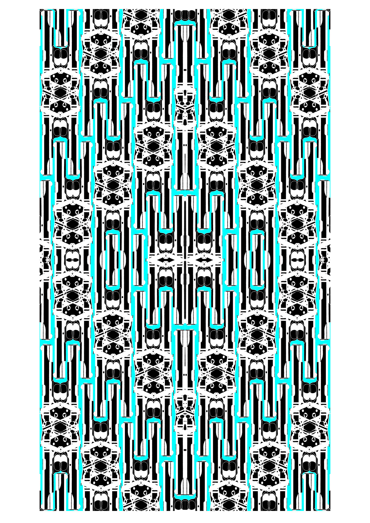 pattern design textile print surface geometric repeat