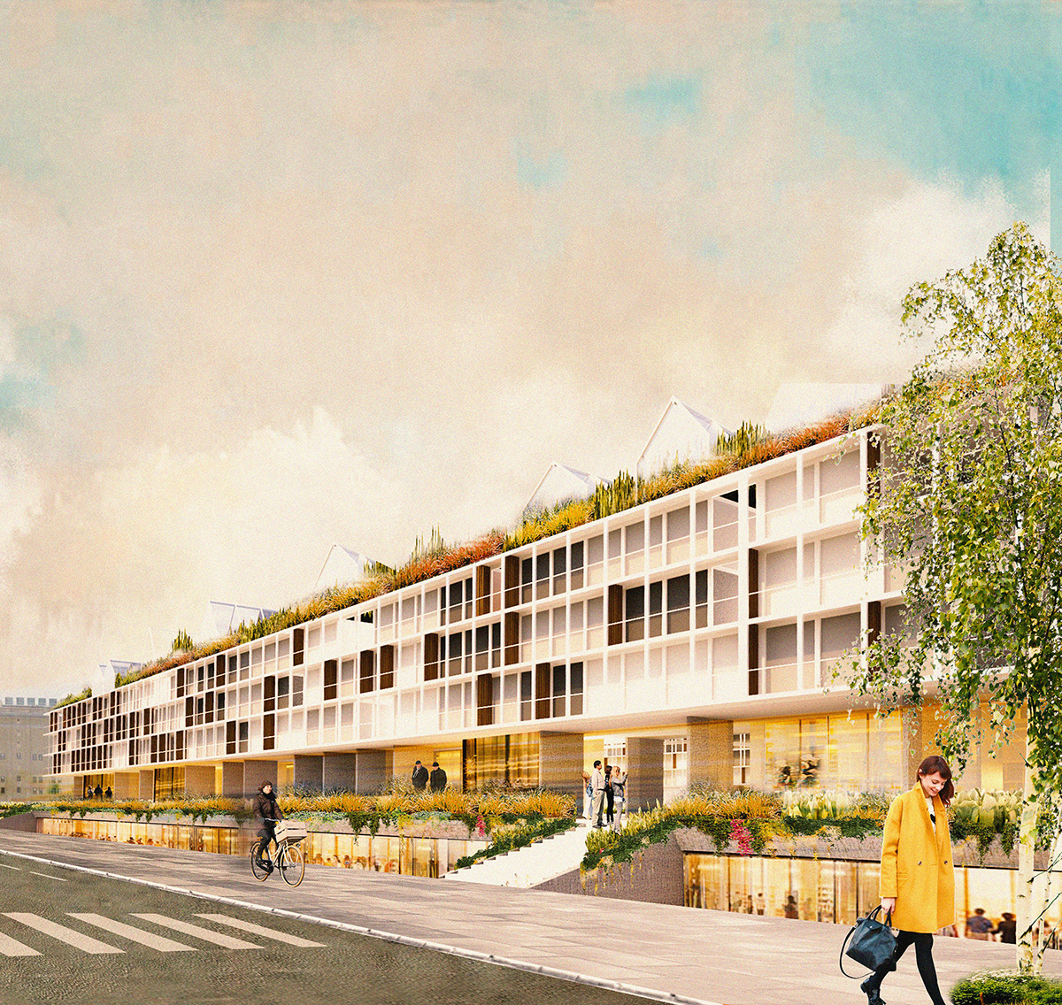 architecture housing Strelka Moscow Competition research Multifamily Housing housing
