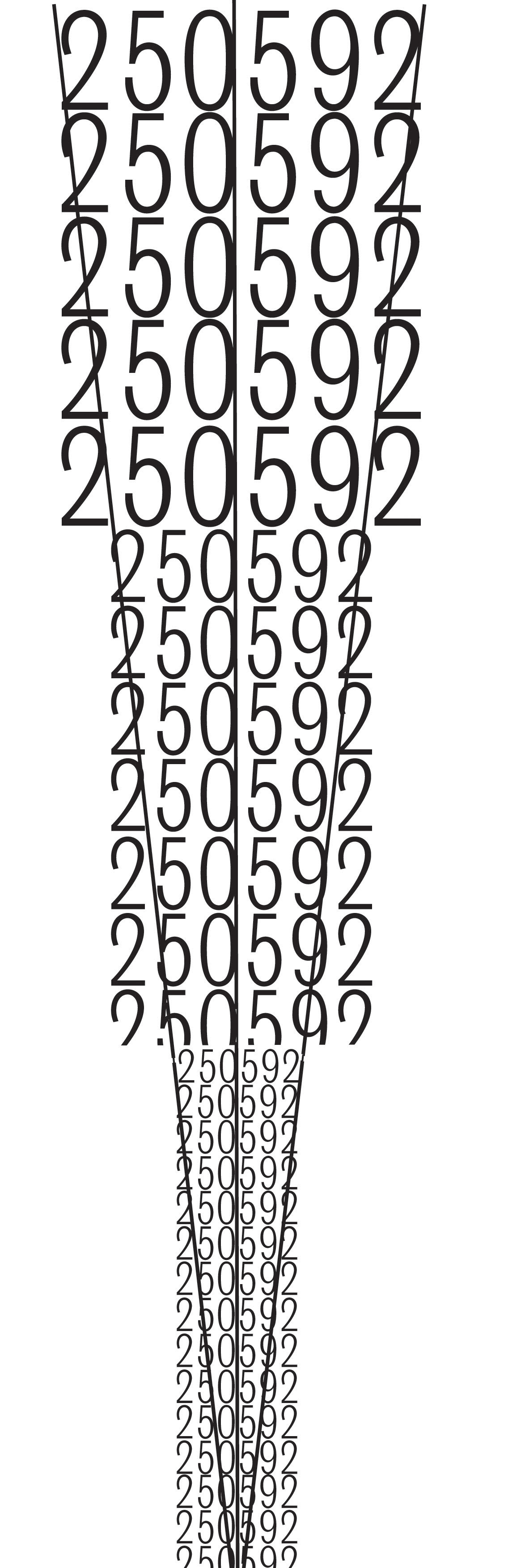 numbers date of birth typography   colour black & white