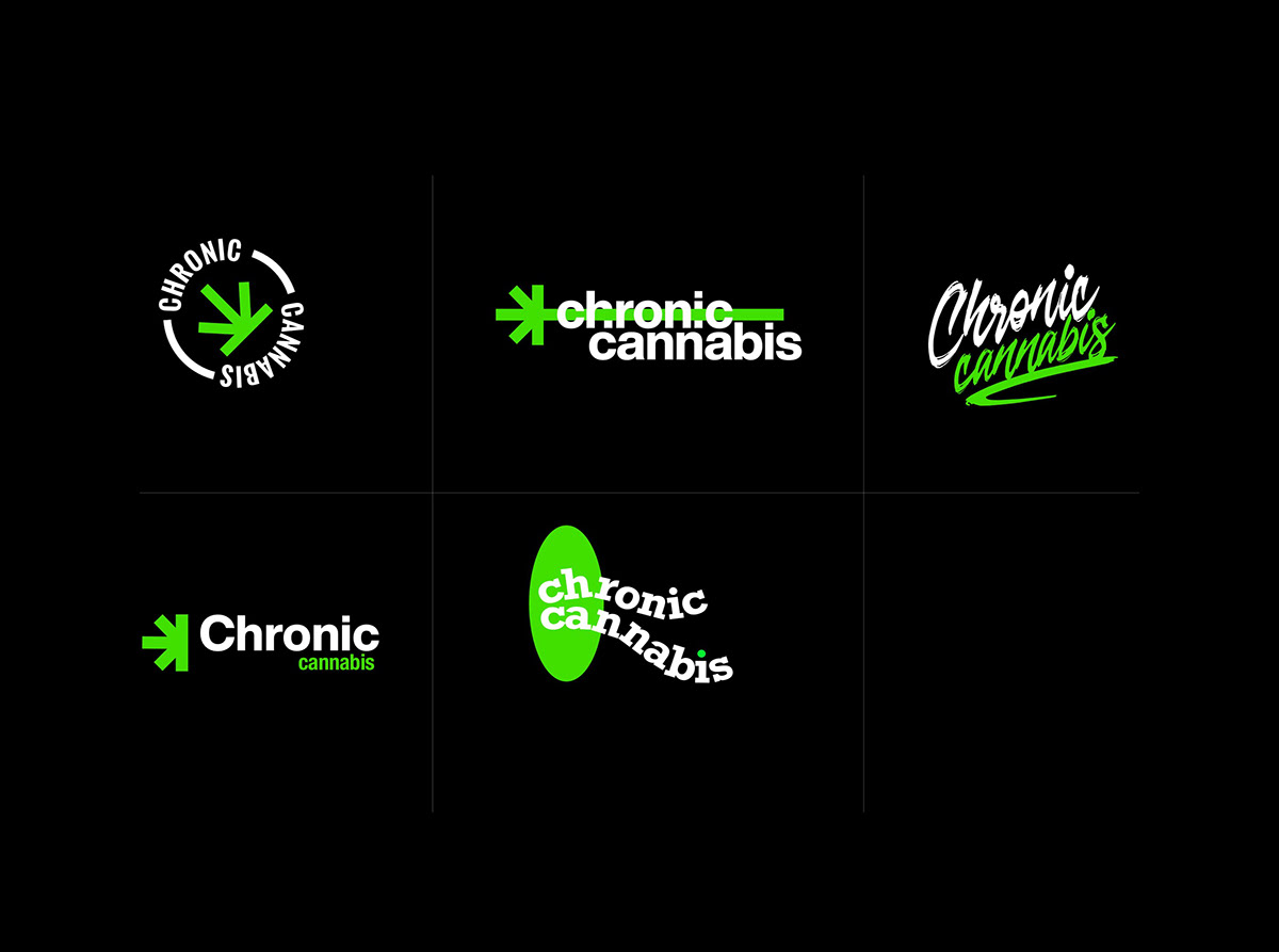 brand identity cannabis CBD design hemp logo weed qontora