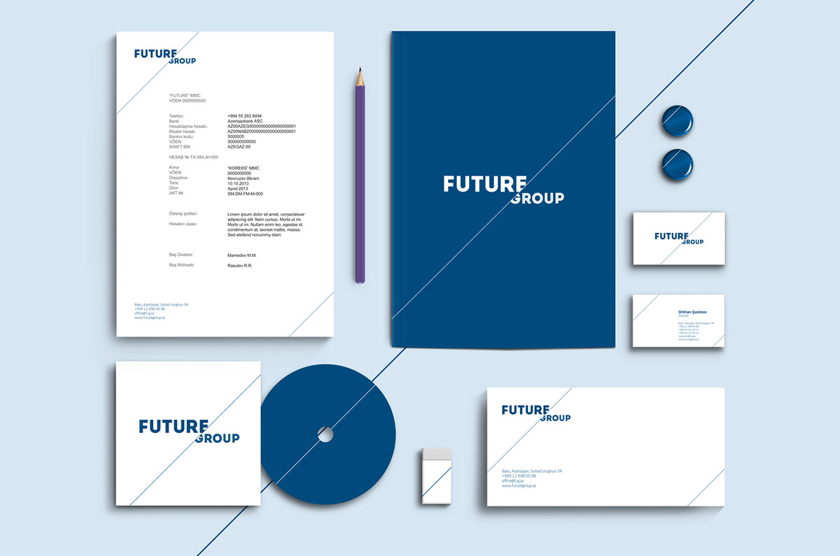 Stationery Website future group ink orkhan aghammadov