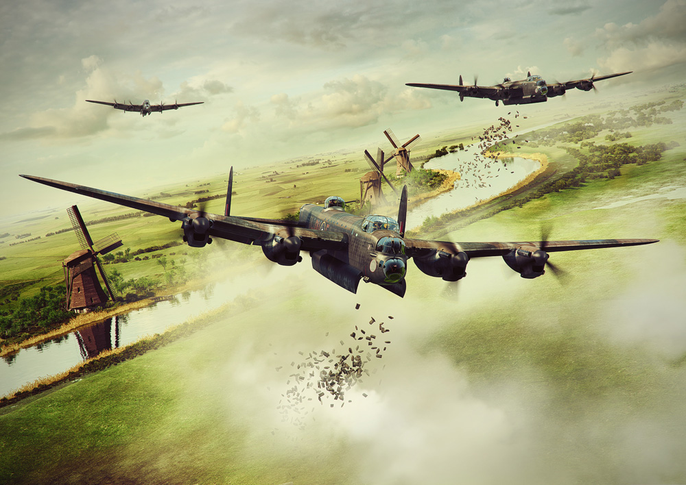 Manna operation WWII Lancaster Avro