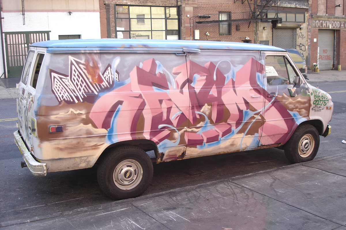 city Vans grafiitti