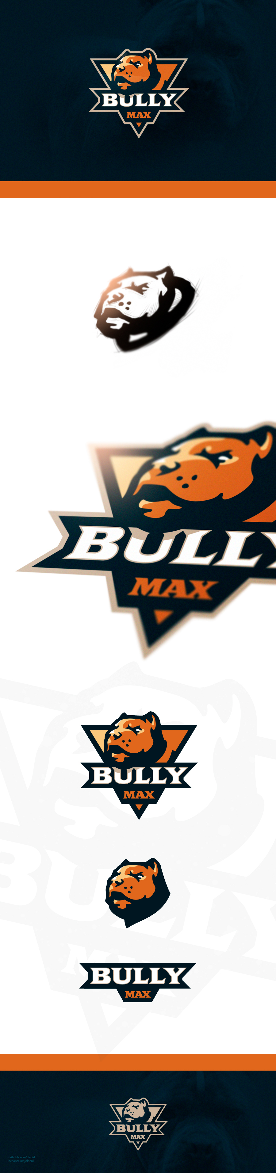 dog sports logo Mascot identity branding  bulldog Pit Bull Sports logo sport logo