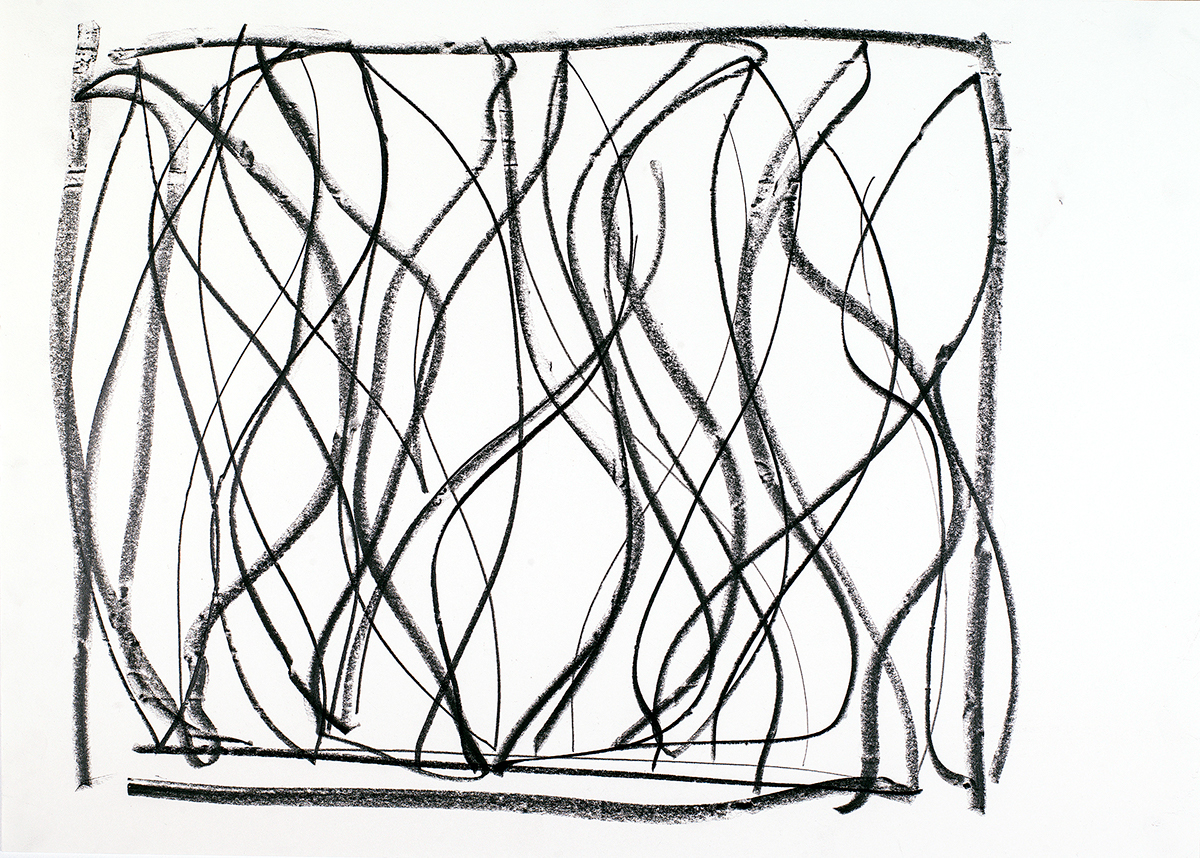 graphite abstract art Drawing  paint paper