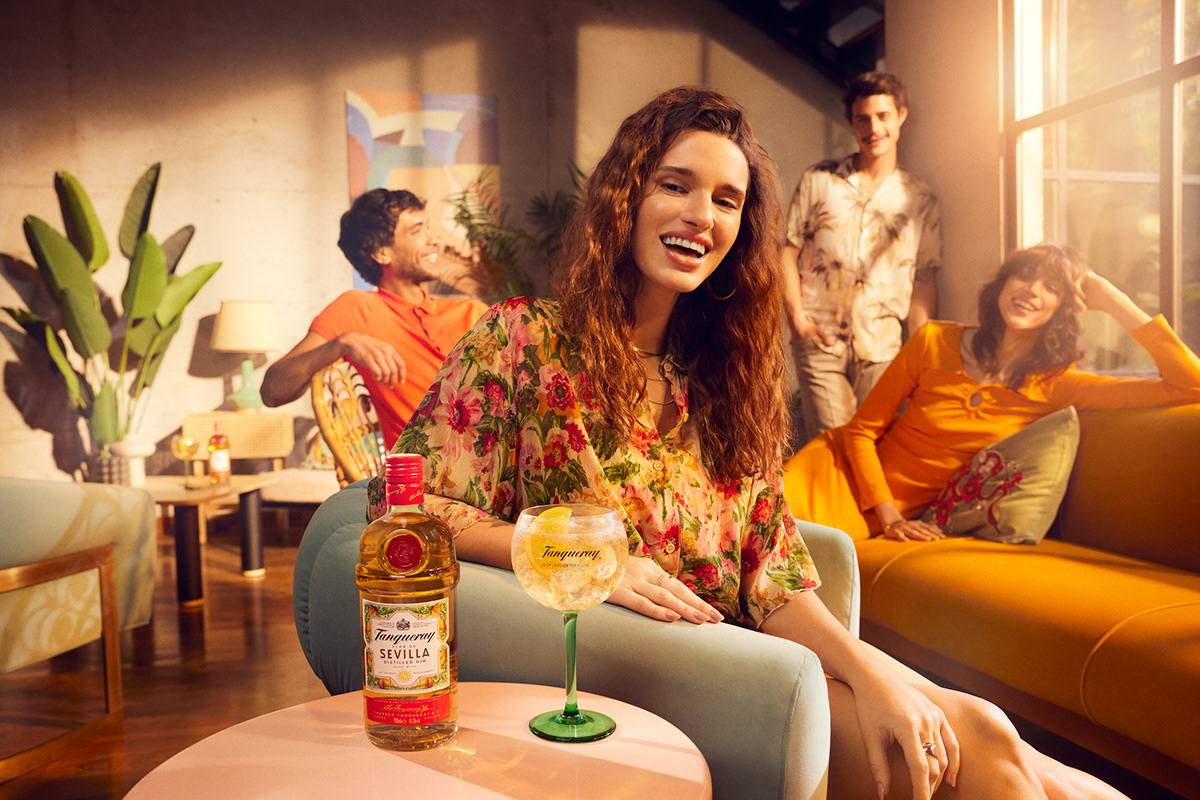 tanqueray sevilla gin diageo alcohol Label Advertising  key visual
