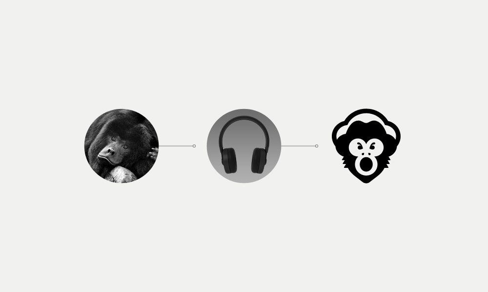 earphones headphones design sound identity graphic Icon Logotype symbol