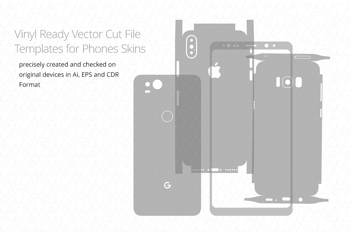 skin template vectors for mobiles Vinyl Ready Vector Cut File Template for Phones Skins on Behance