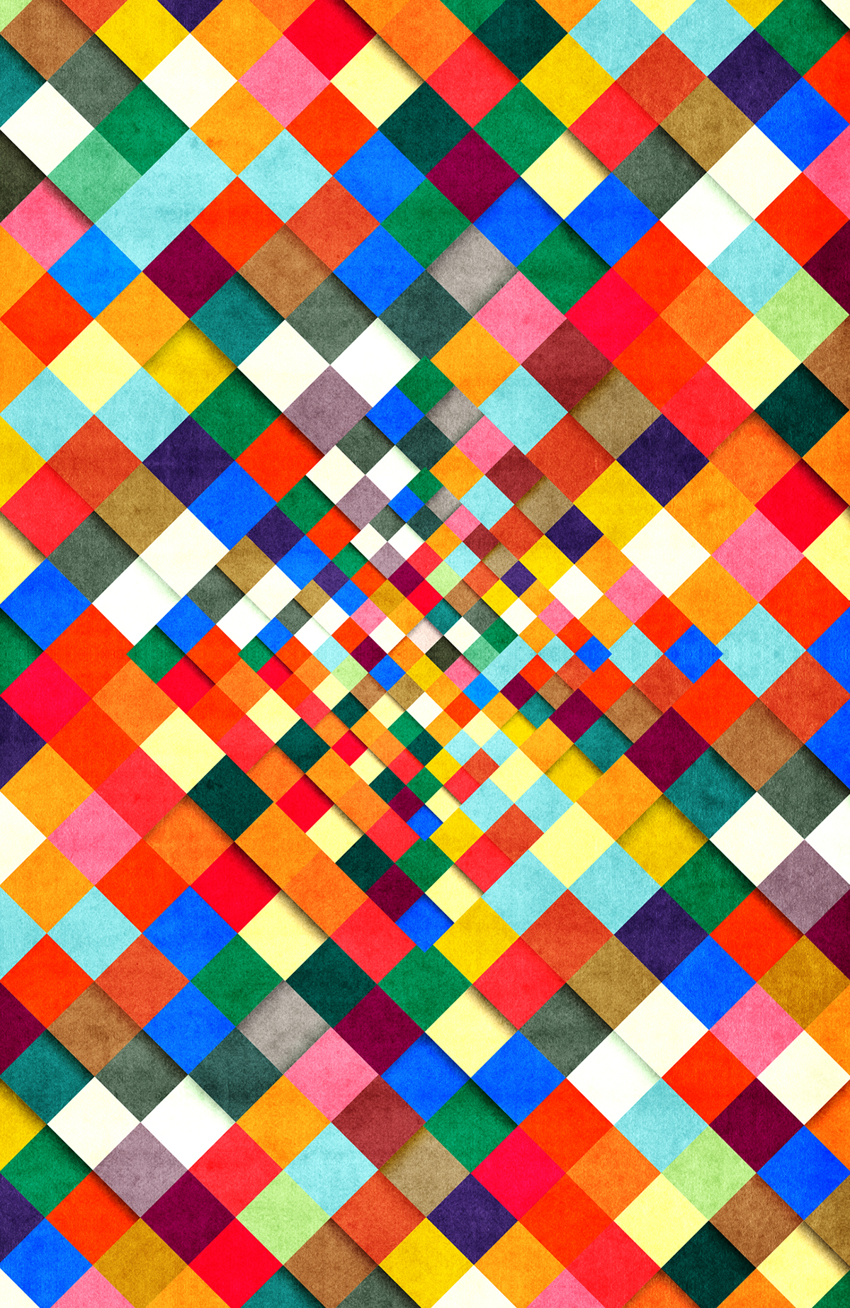 squares shapes Colourful  Fun pattern geometry