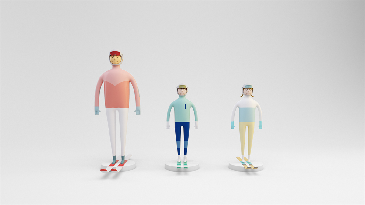 tesco credit card advert online campaign 3D Character groceries rewards points motion design cinema 4d c4d
