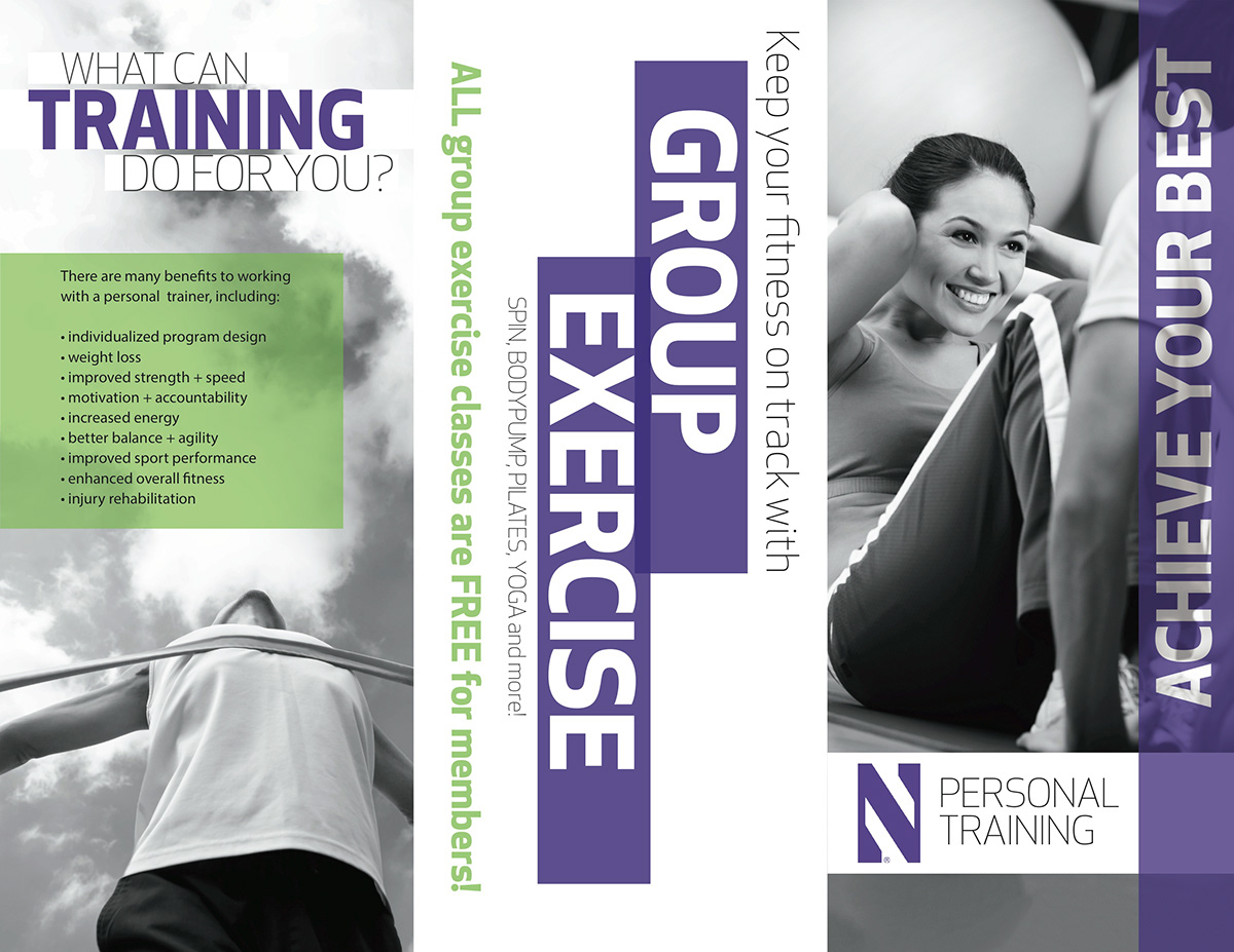 fitness personal training brochure