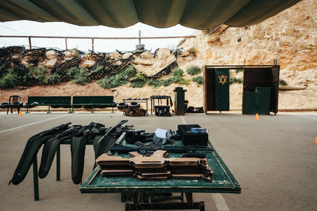 Caliber 3 shooting israel idf tourism tourist Gush Etzyon west bank counter Terror academy palestine Arab jews jewish