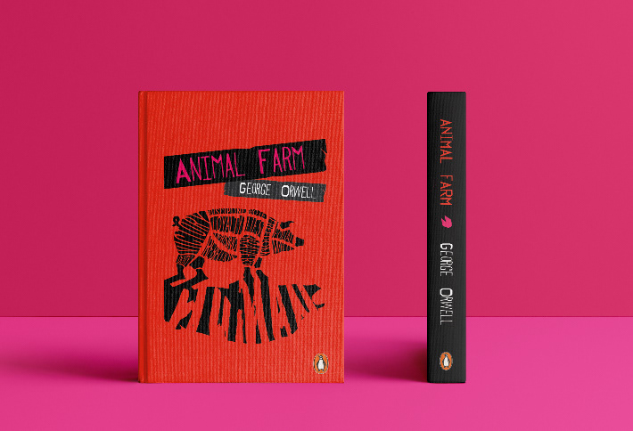 Animal Farm' by George Orwell, Book Cover Design on Behance