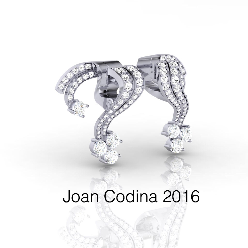 Jewellery diamonds earrings Codina