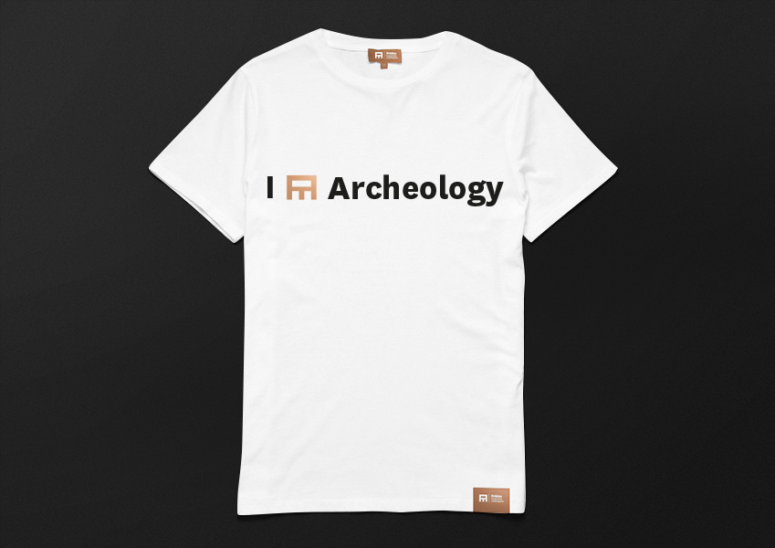 Arkéos logo museum archeology Archeologie identity print editorial graphic guidelines