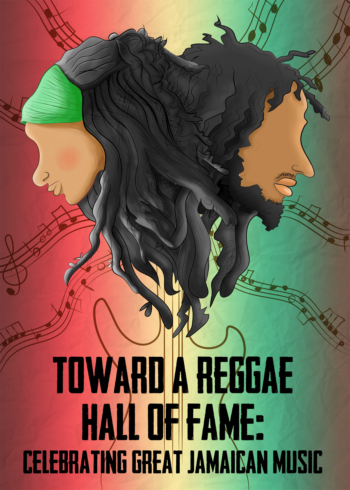 poster reggae Bob Marley one love Vania Myers Syracuse University reggae poster contest jamaican music
