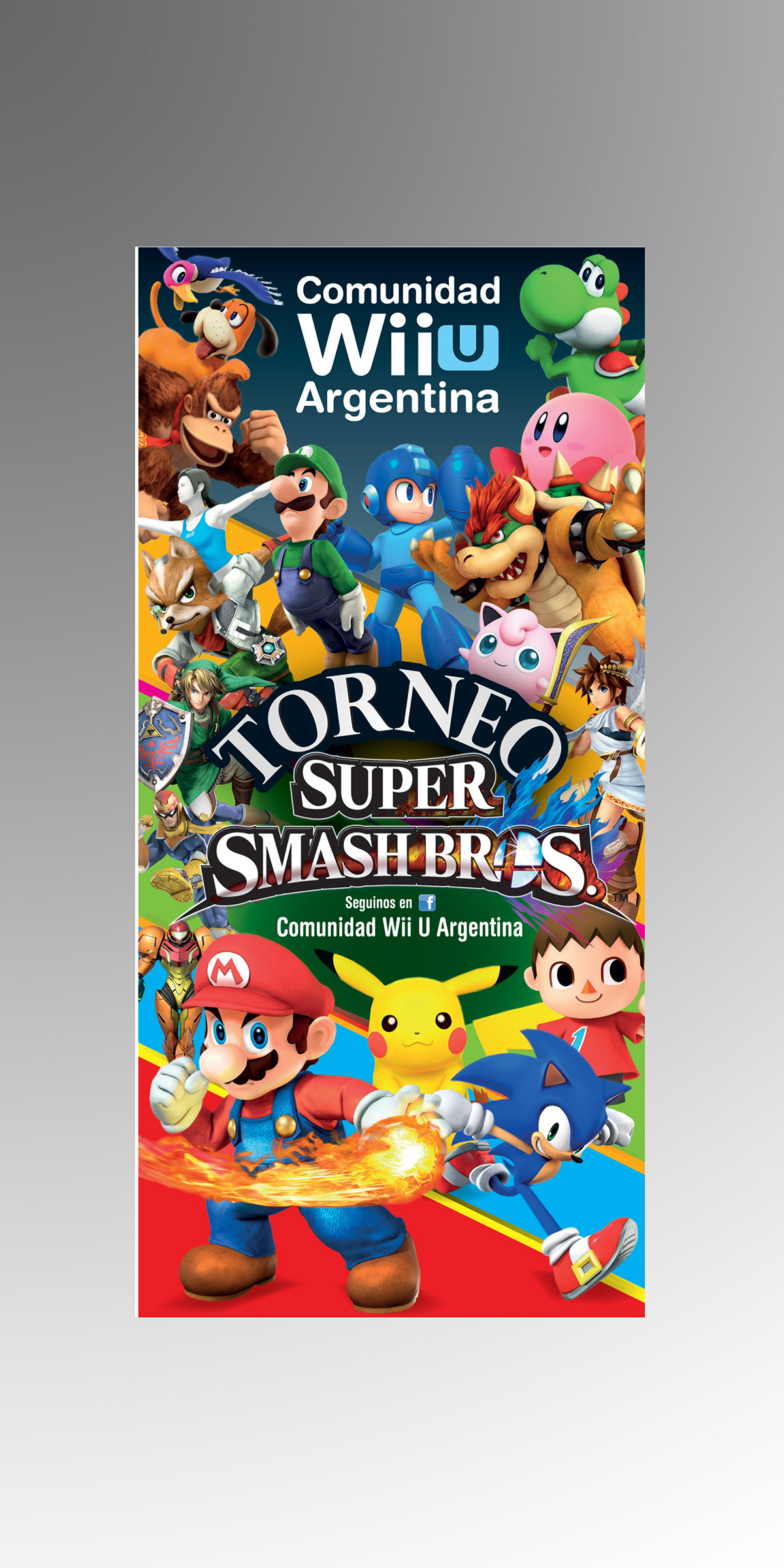 diseño banner Wii U Nintendo