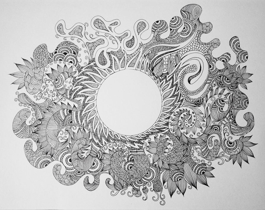 doodle art drawing art pen and ink doodle drawing hand drawing abstract Design Patterns