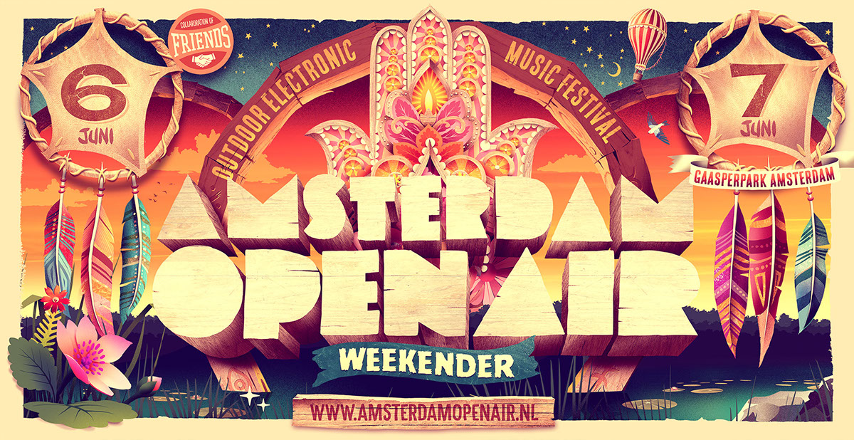 Adobe Portfolio Amsterdam Open Air AOA festival amsterdam