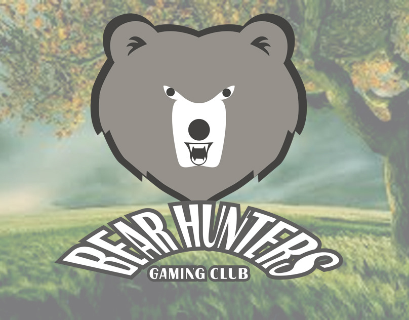 animal logo bear logo bear logo png brand identity branding  cartoon logo Gaming Logo gaming logo vector minimalist lkogo vector logo