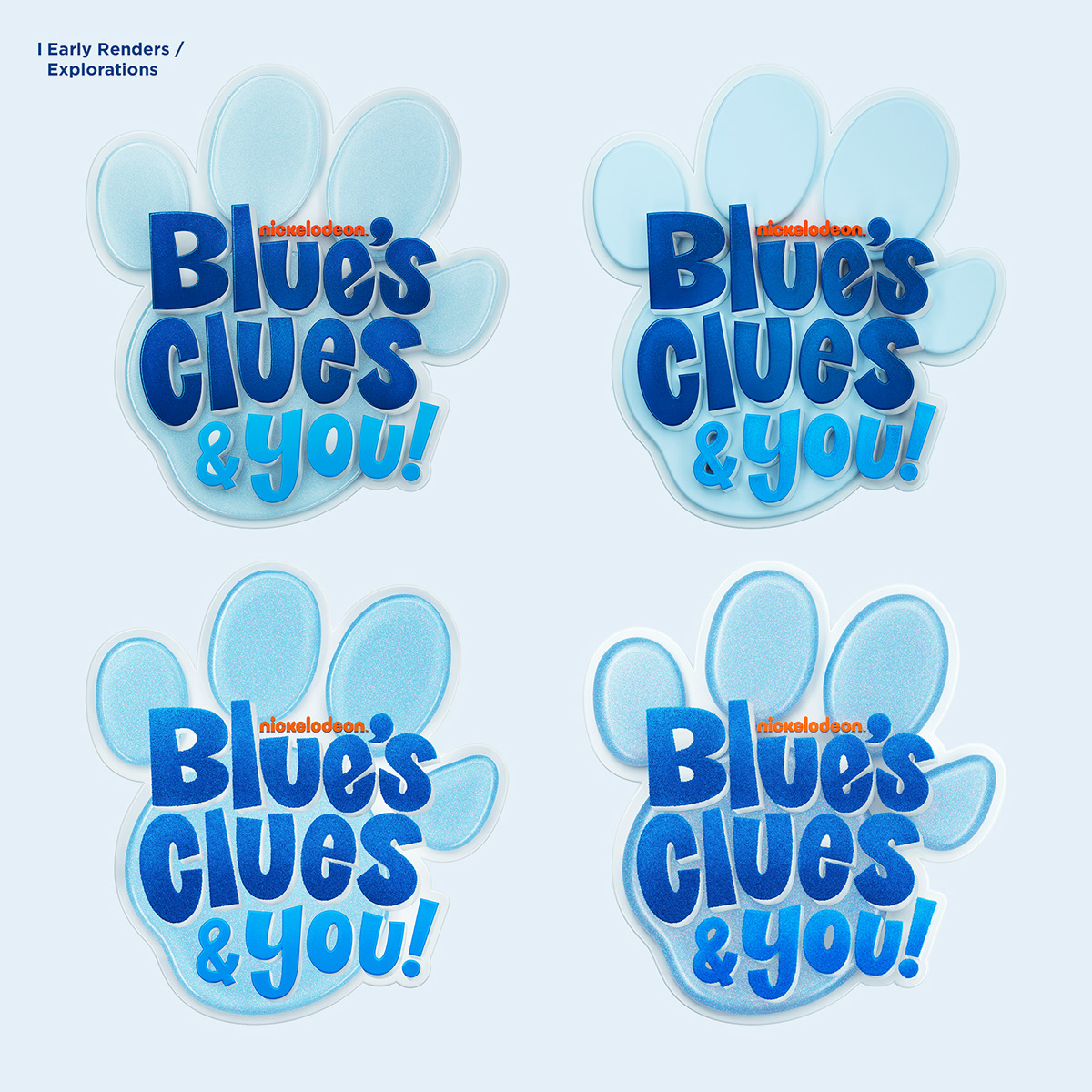 Nickelodeon's New Show Blues Clues & You!'s Logo.