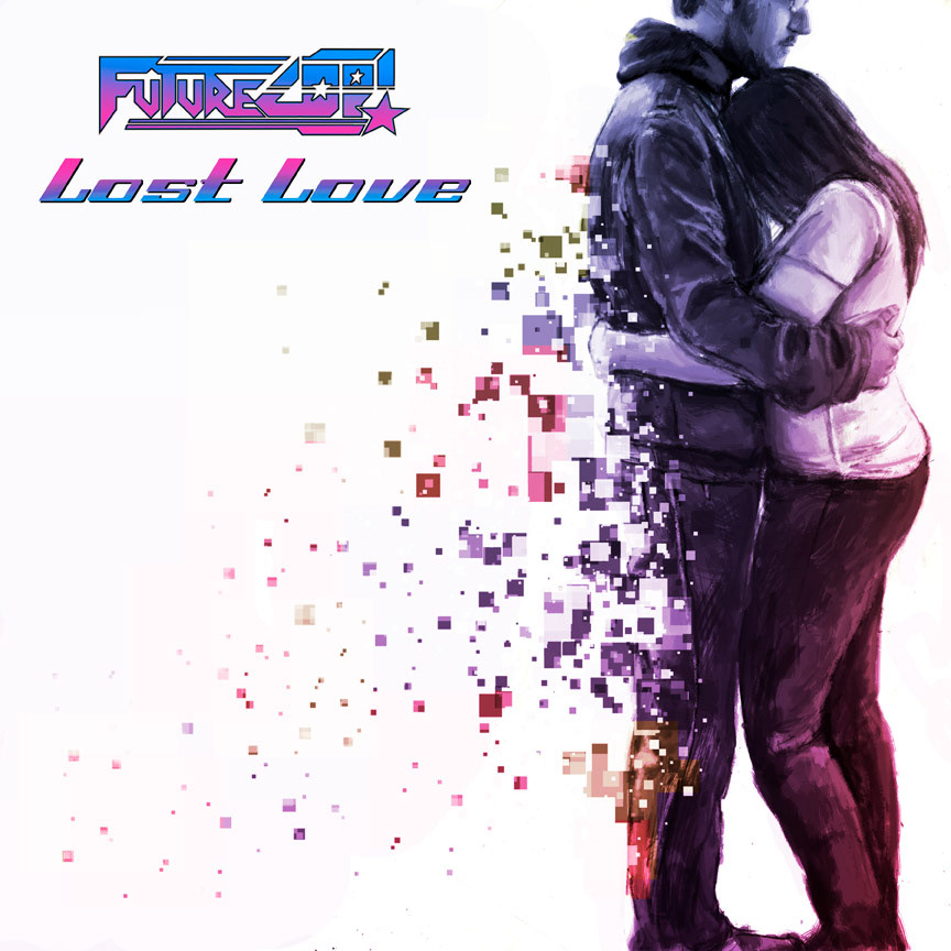 album art album cover VINYL ART futurecop! electronic music Love couples pixels digital imagery