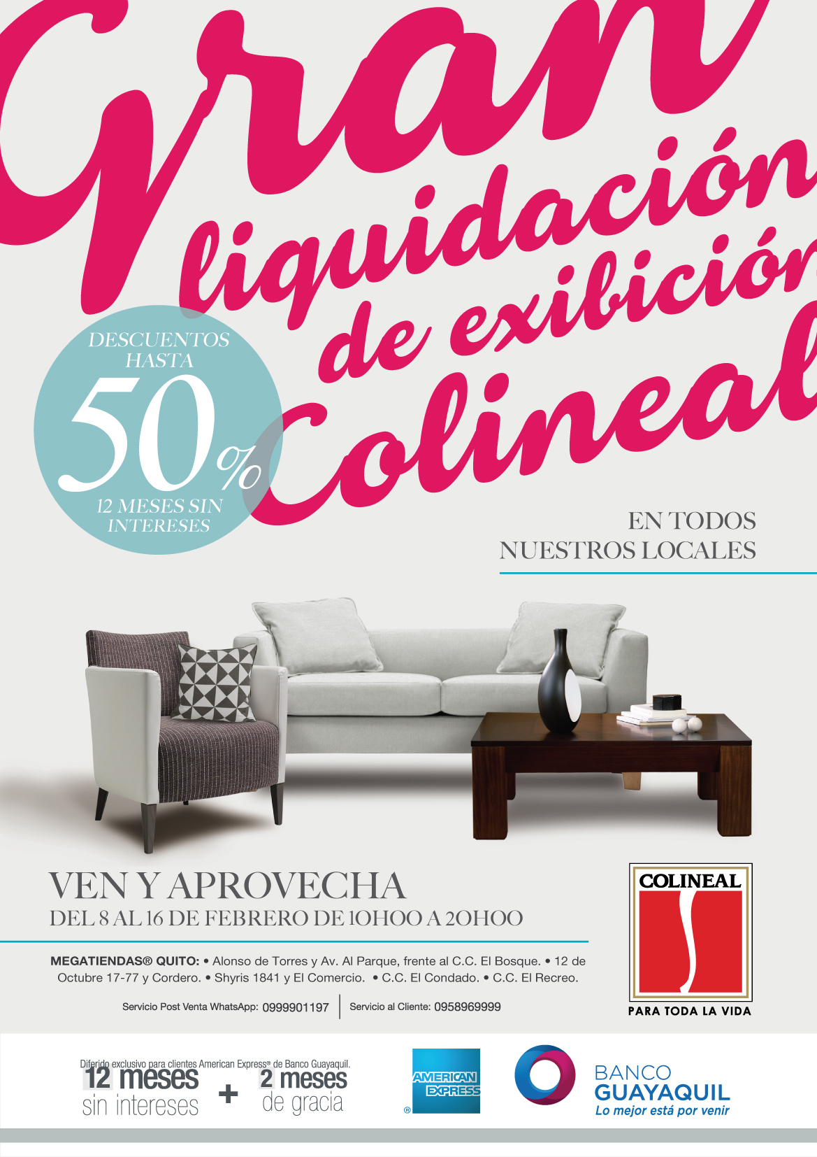 kv visual ads publicity furniture colineal Ecuador guayaquil
