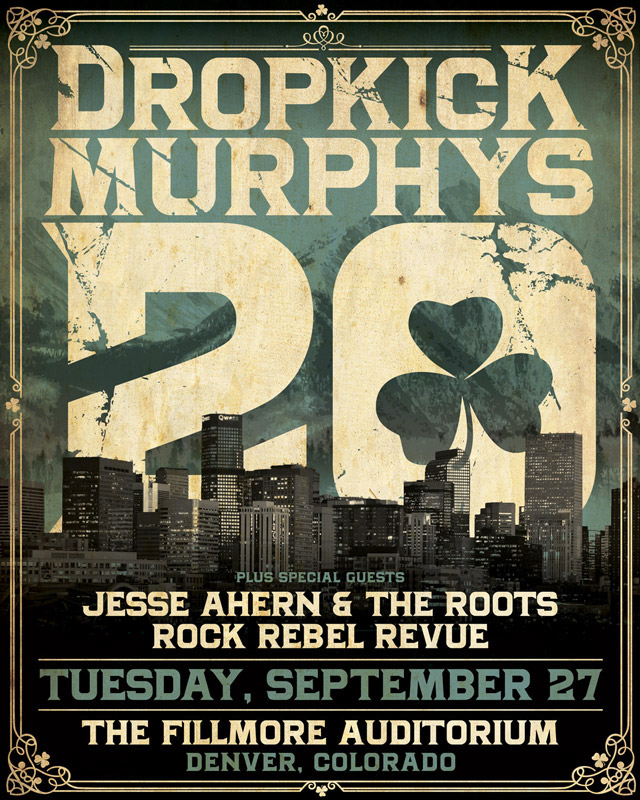 dropkick murphys Tour Poster poster