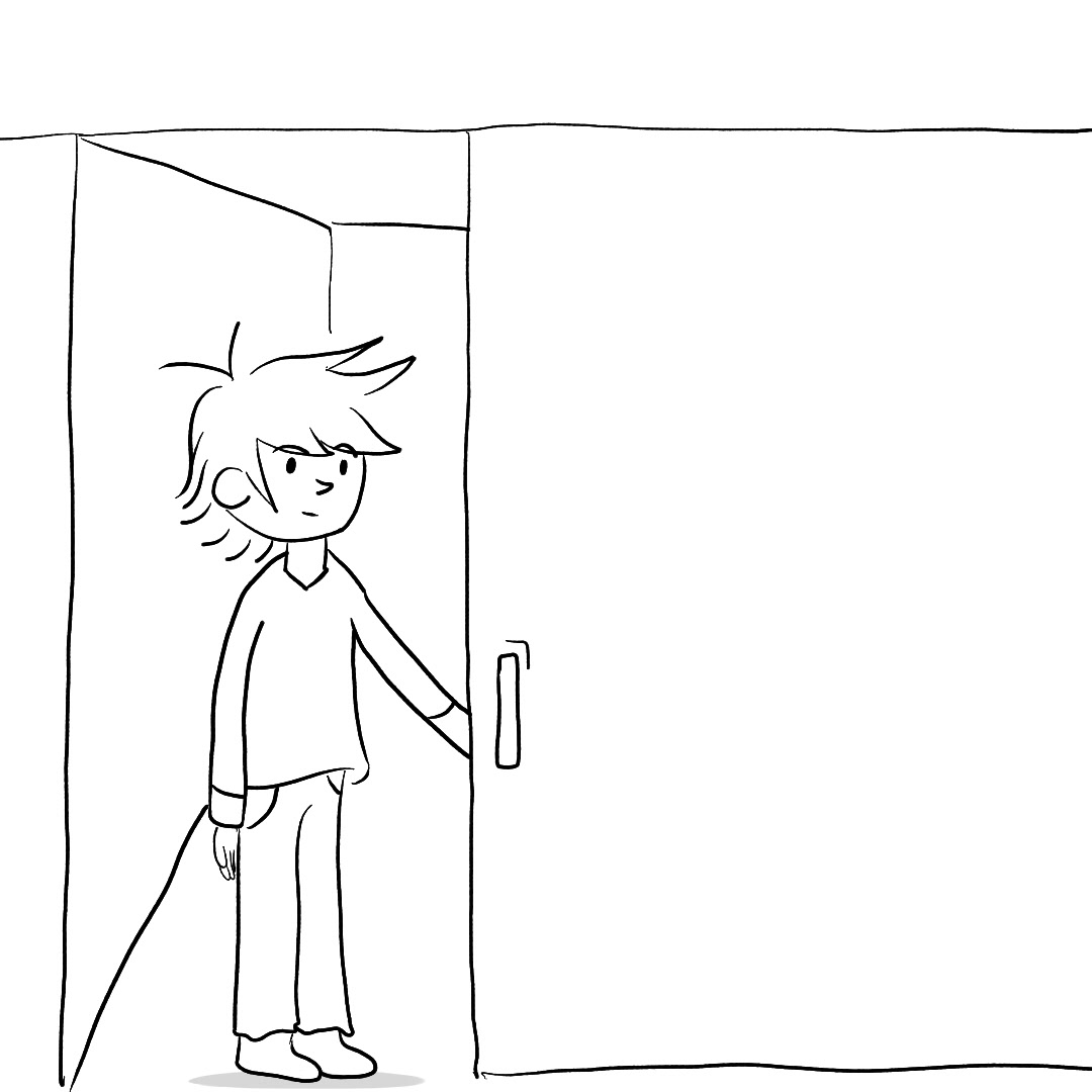 Luke abre o portão de casa para receber seu irmão que chega inusitadamente
