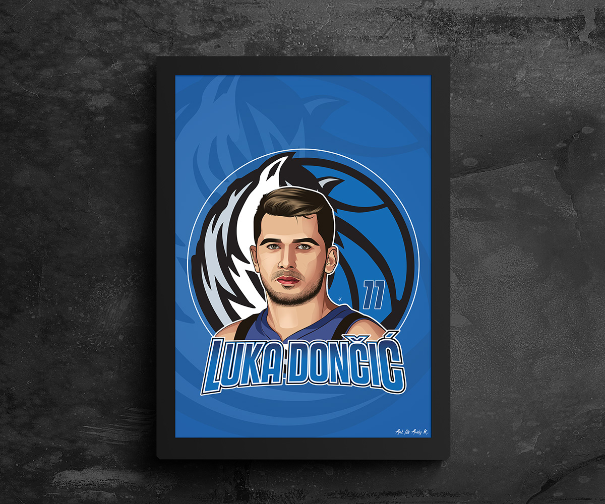 Luka Doncic dallas mavericks NBA rookie usa mvp basketball Mavs Dirk nowitzki all star