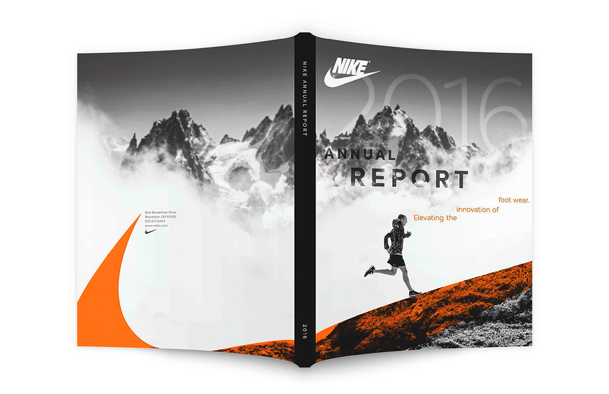 melk wit zonne Opnemen Nike Annual Report Cover Design on Behance