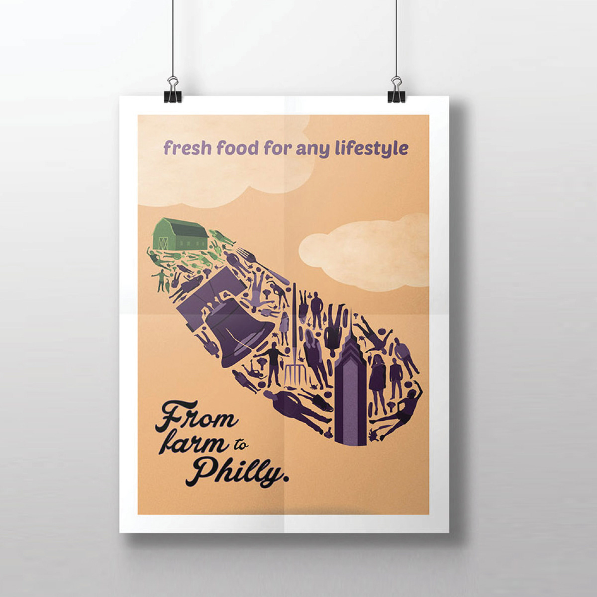 fair food farm to table ILLUSTRATION  Poster Design Advertising  campaigns Tshirt Design