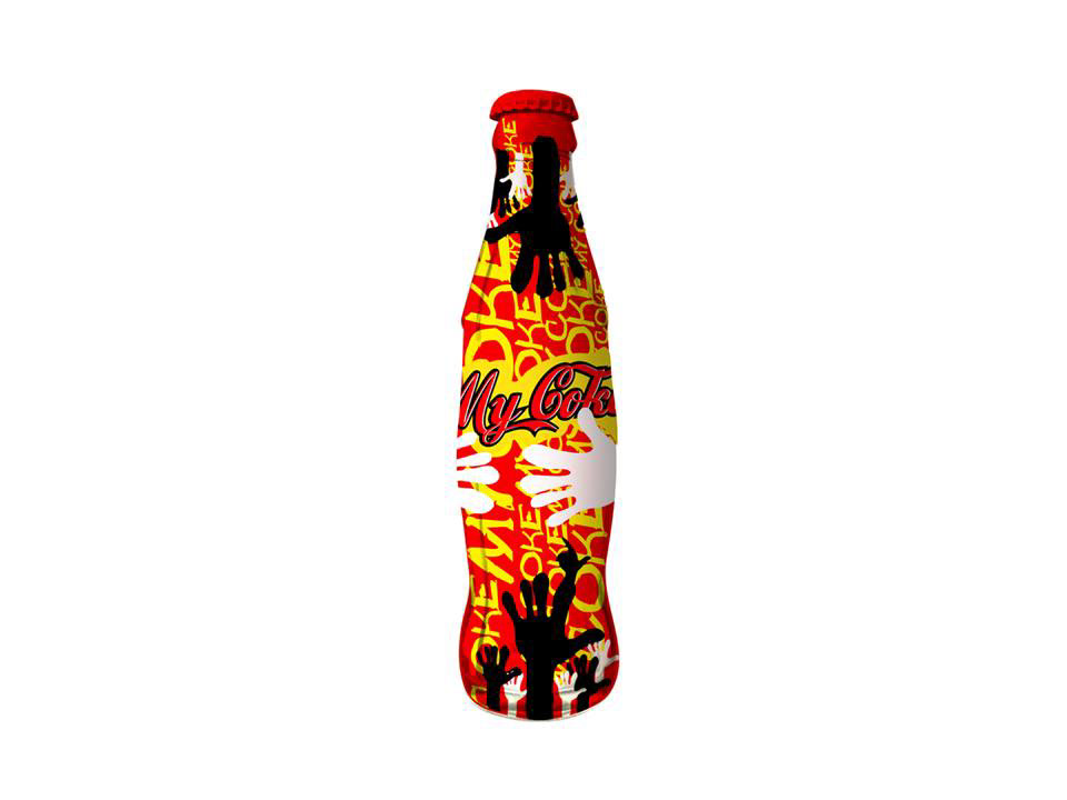 coke coke bottle design