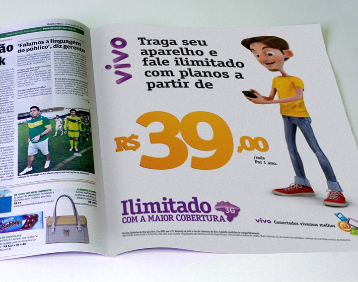 design magazine ad