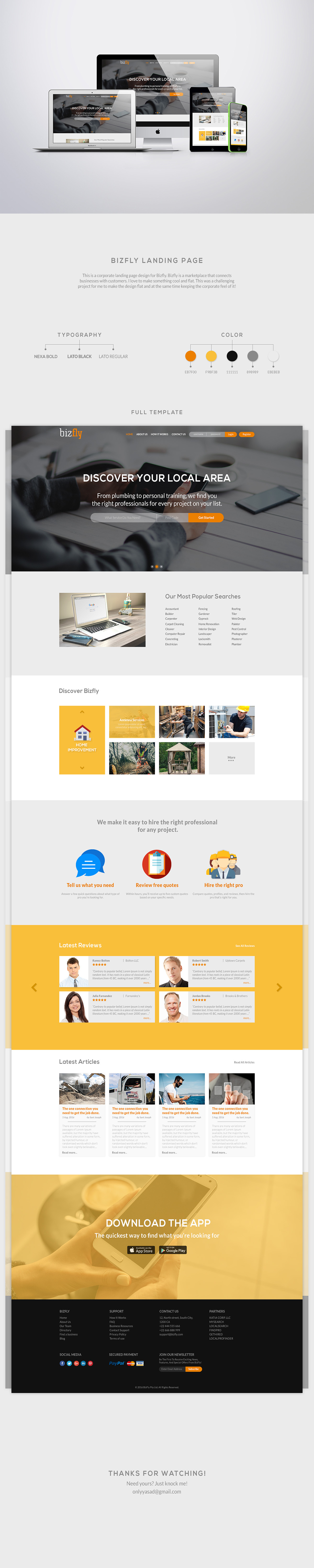 UI/UX Web Web Design  landing page home page ui design UX design flat web corporate web design creative web design