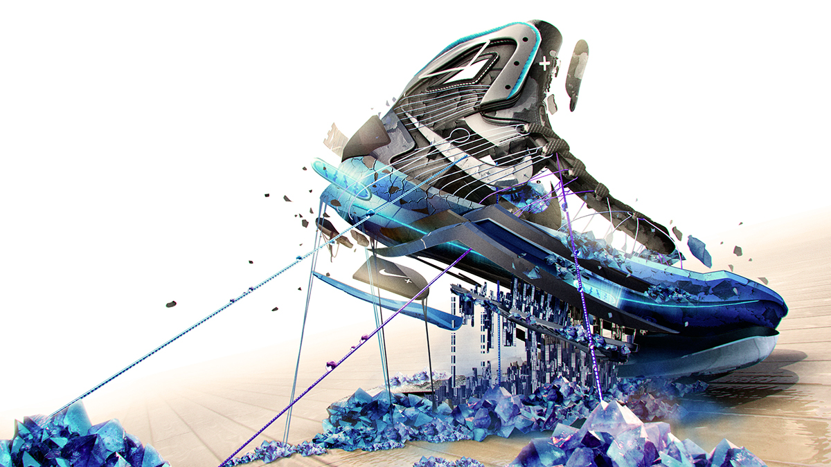 Adobe Portfolio Nike  hyperdunk  basketball shoe