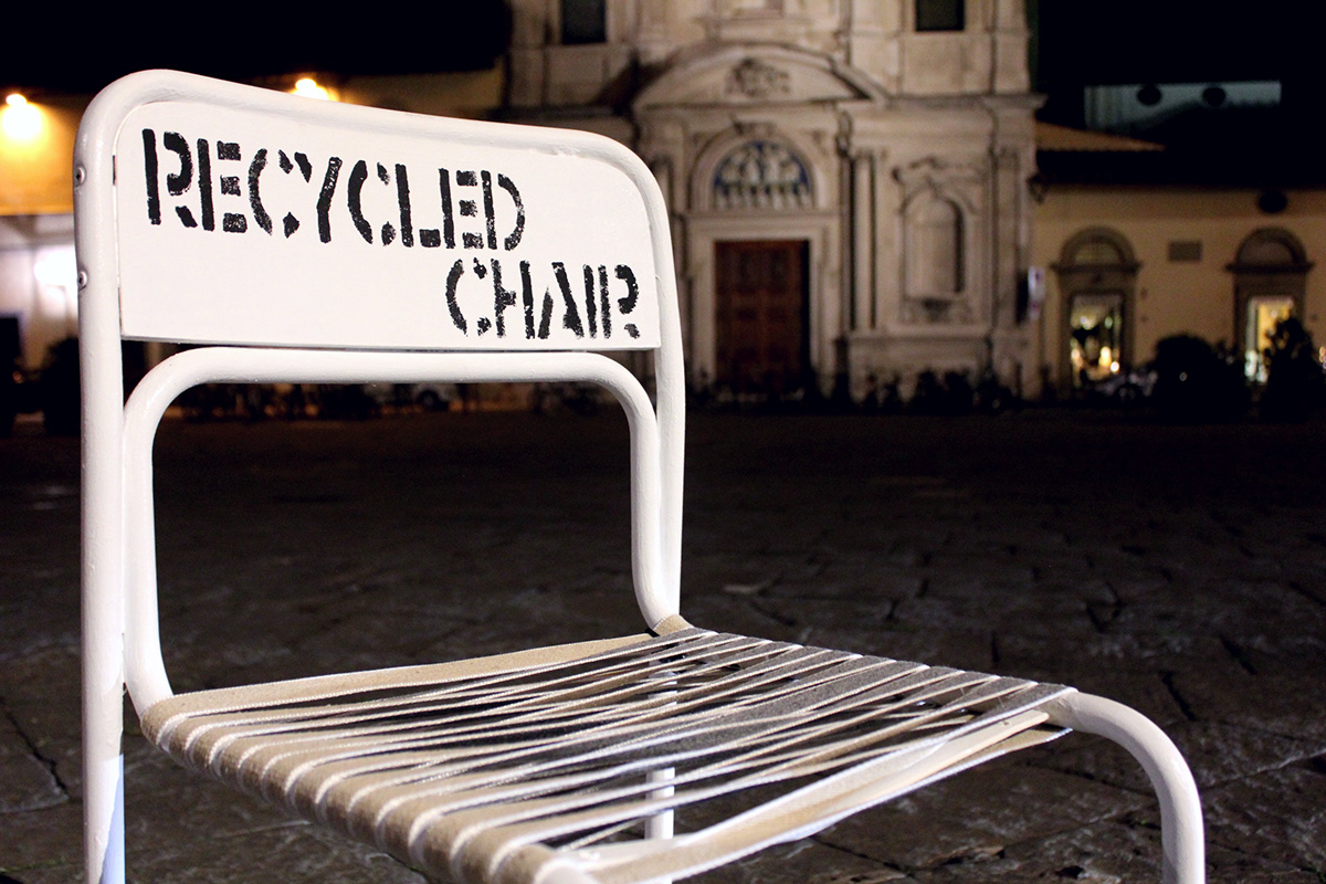 #restyling  #recycled #chair #ecodesign #florence