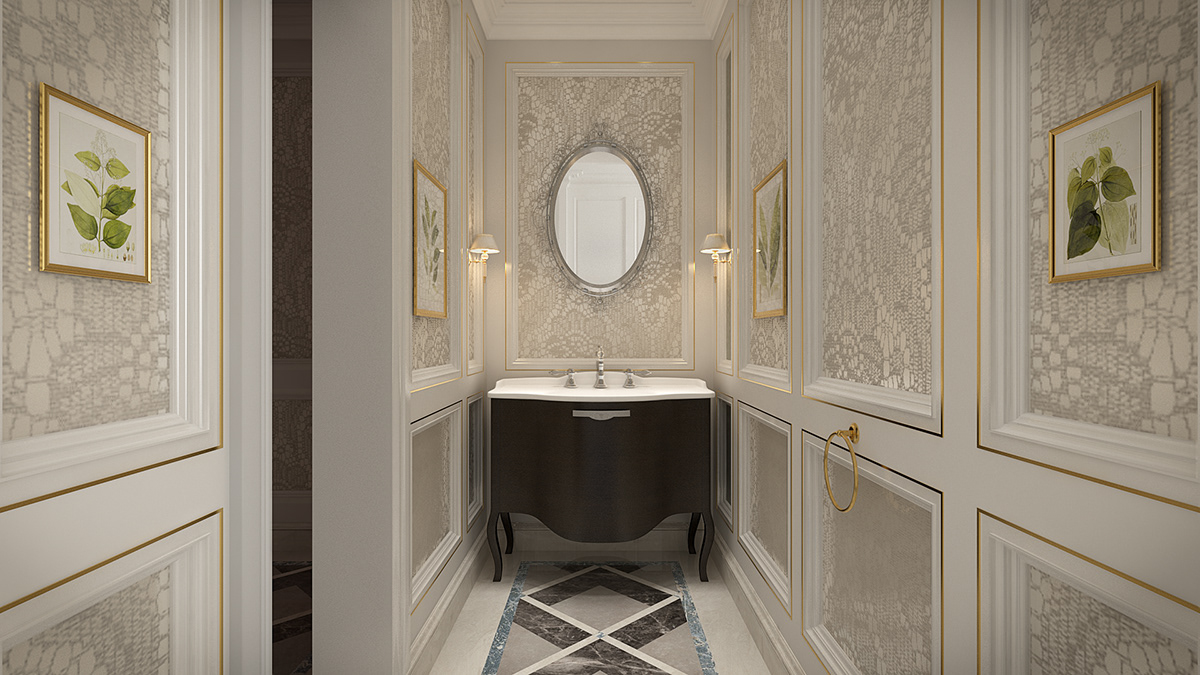 interior design  classic style rendering vizualsation digital photography  residential luxury