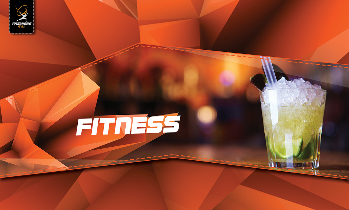 Cinema 4D - photoshop abstract fitness gym posters banners