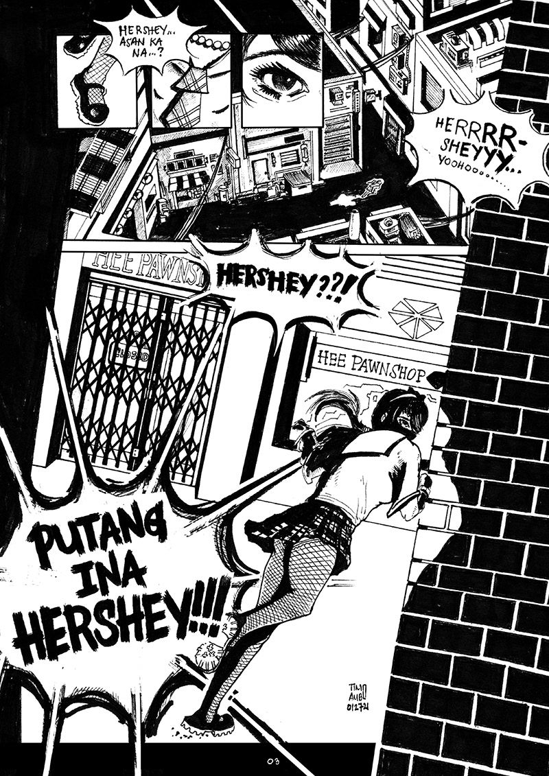 bastardos ng kalawakan black and white bnk comicbook gritty violence matured indie comics outlaw comics timo ambo