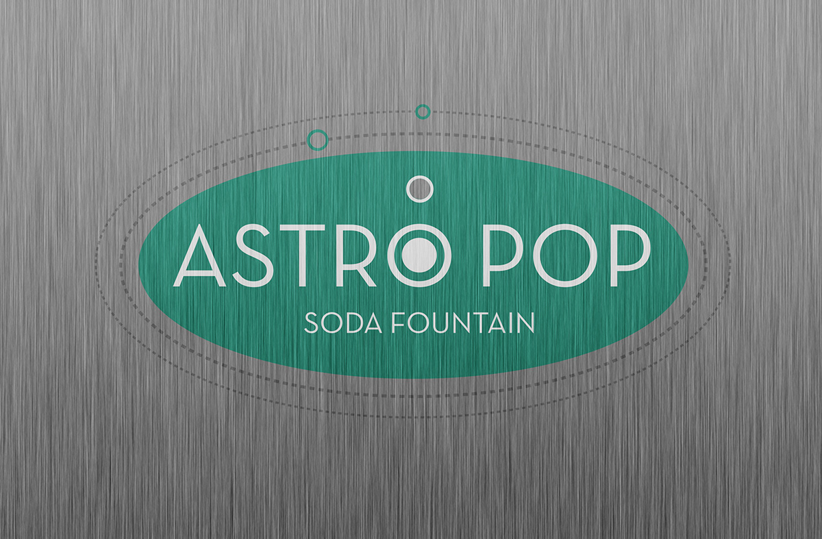 #Logo #Design #fakecompany #astro #pop   #soda #fountain #wood #steel